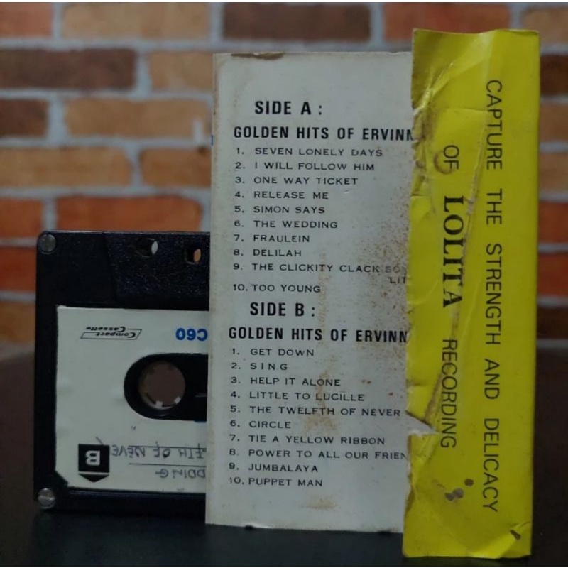 Kaset Pita Ervinna-Seven Lonely Days