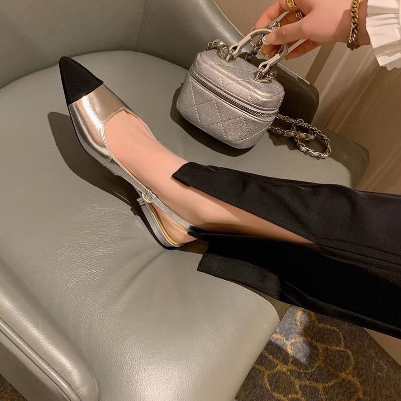 shoes ZR0186 sepatu wanita import tali belakang sepatu flat wanita model terbaru