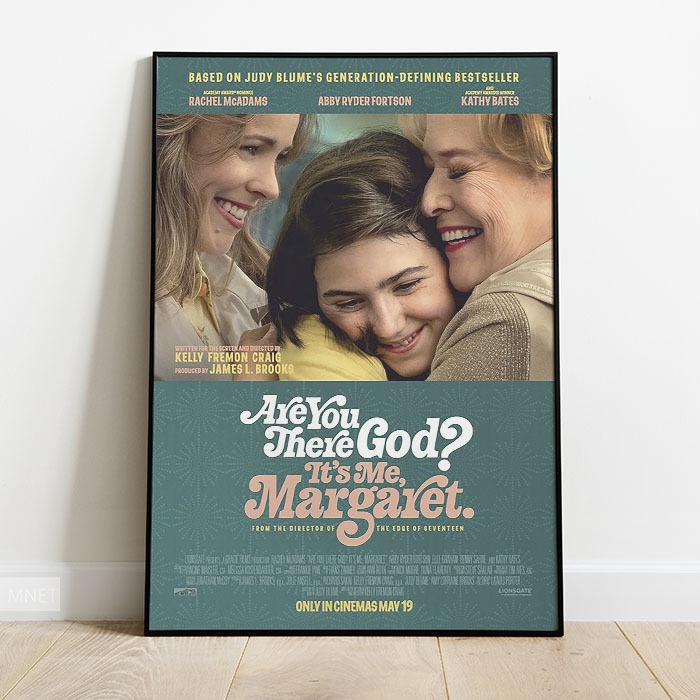Poster Film Are You There God Its Me Margaret Ver2 2023 Bingkai Foto Minimalis