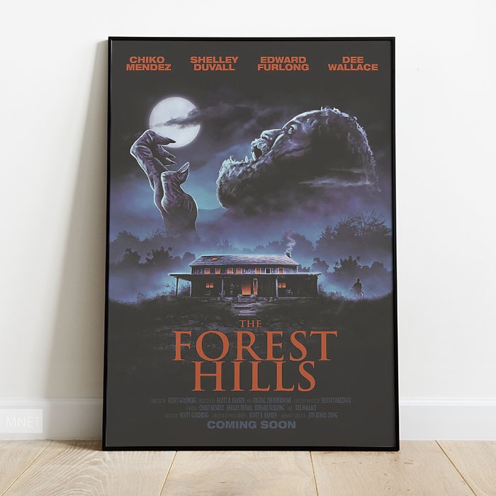 Poster Film Forest Hills 2023 Bingkai Foto Minimalis