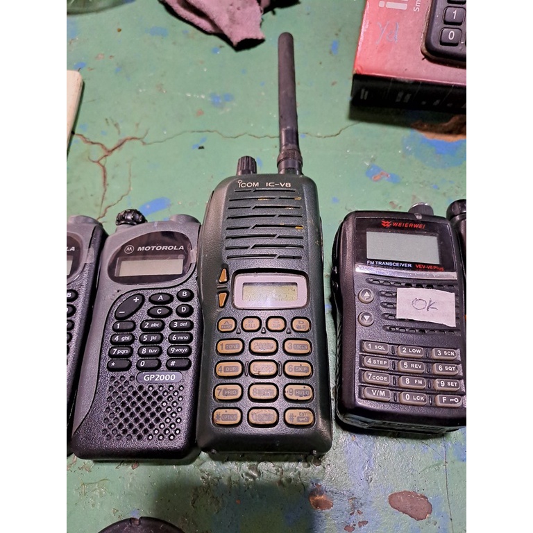 Ht Icom V8 Frekuensi Vhf Icom Ic-V8 Bekas Vhf 136 Mhz sd 174 Mhz Normal Tx Rx Tinggal pakai Power Si