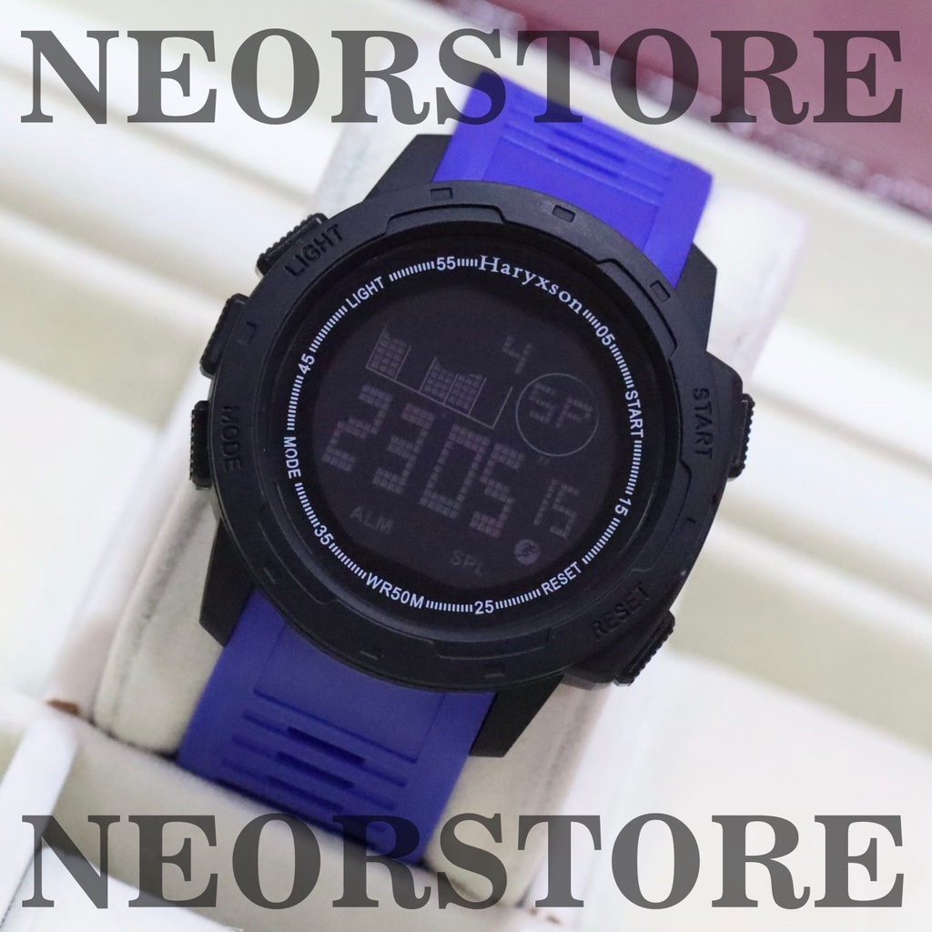 [ BISA COD ] Jam Tangan Pria Fashion HR 2021 Strap Rubber