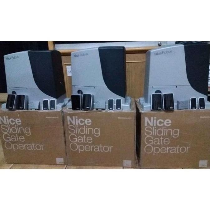 Mesin Pintu Otomatis / Automatic Sliding Gate Nice Robus 1000