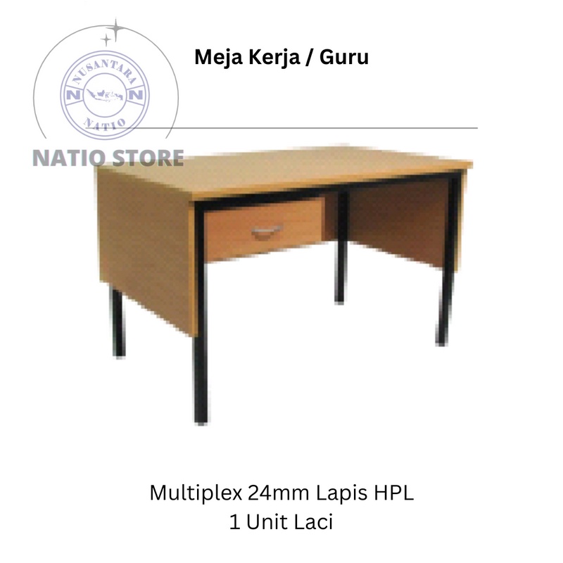 

Meja Kerja / Meja Guru Sekolah & Universitas dengan Laci