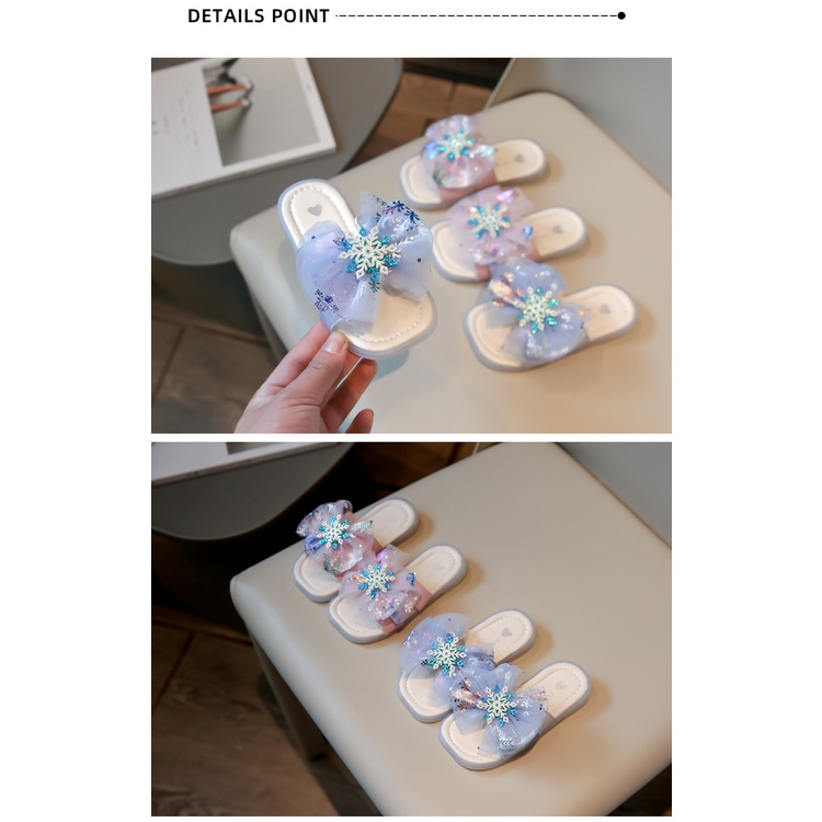 [PRINCESS KESLI]Sepatu Princess Bawah Lembut Gadis Lembut Comfort Bayi Sandal/26-32 yard
