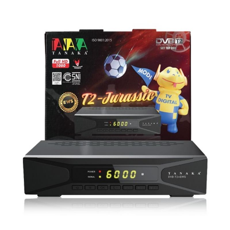 Set Top Box Tanaka STB Digital DVB T2 Tanaka type T2 New original(sudah di program tinggal pasang)