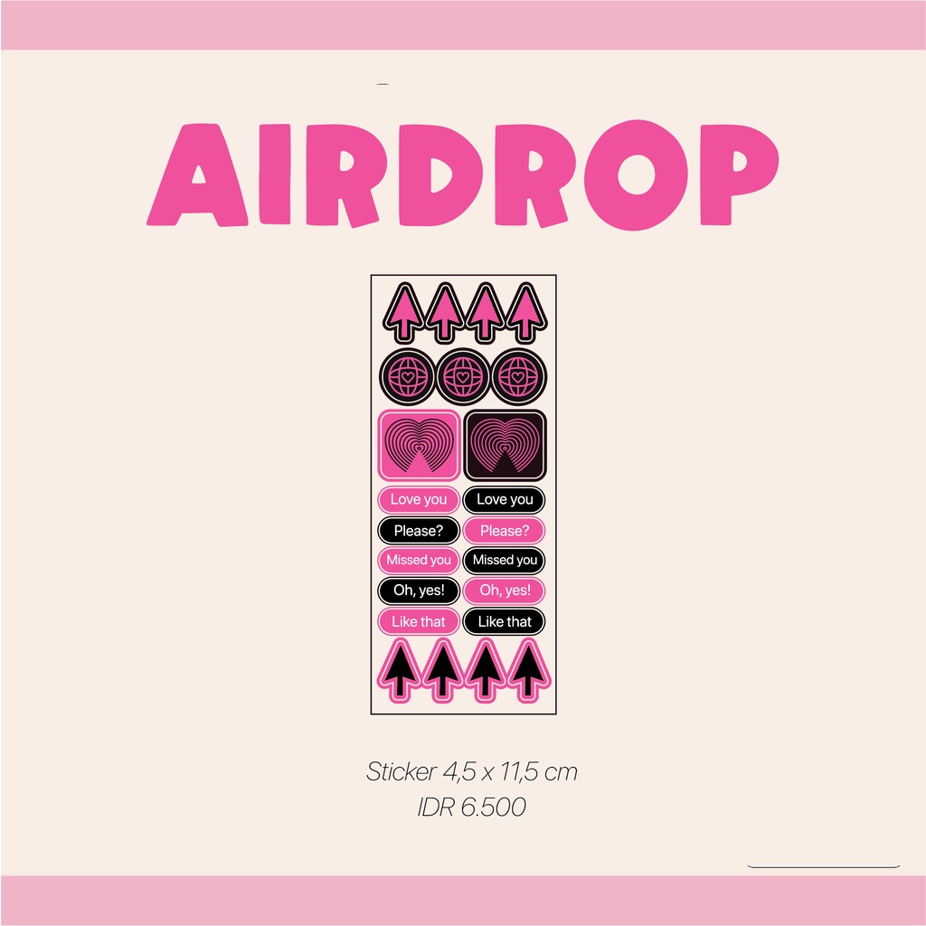 

[NAKASHAKI] - Airdrop Sticker Sheet