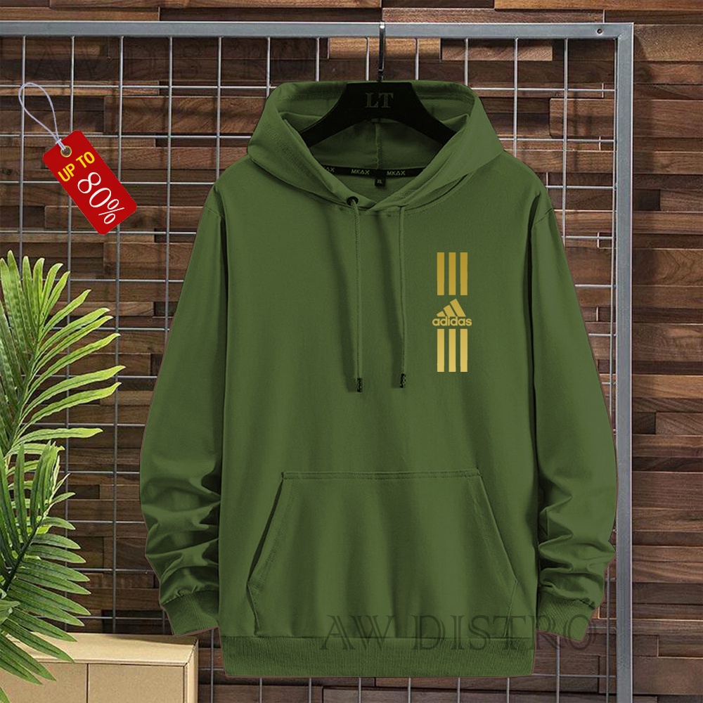 COD Promo Termurah Sweater Hoodie Modern Ads 333 Text Gold Premium Quality