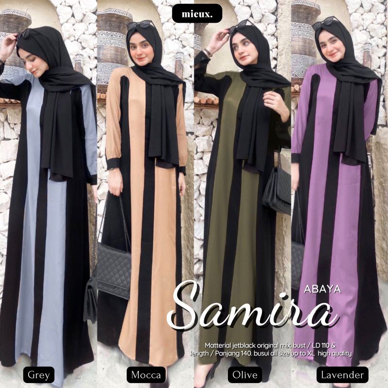 Gamis Turkey Samira by mieux dress arabian  turkey/sabrina turkey/bilqis abaya