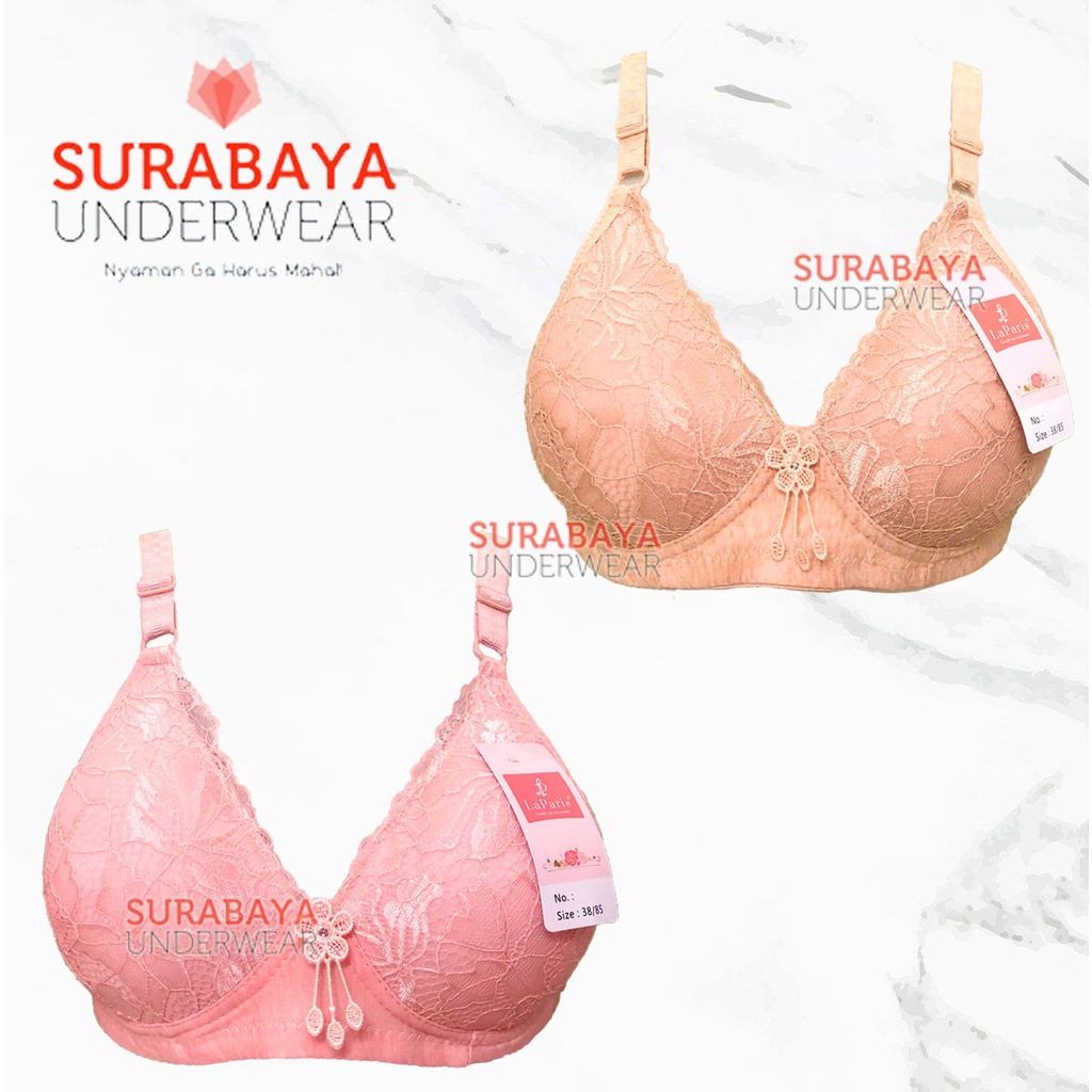 BRA / BH RENDA TANPA KAWAT LAPARIS
