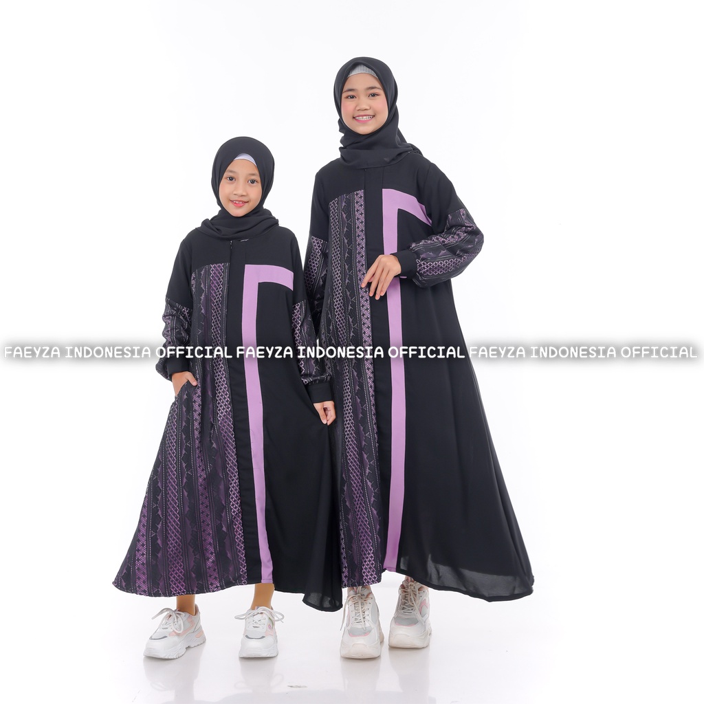 Gamis Anak Farasya Kids By Original Faeyza Longdress Busana Muslimah