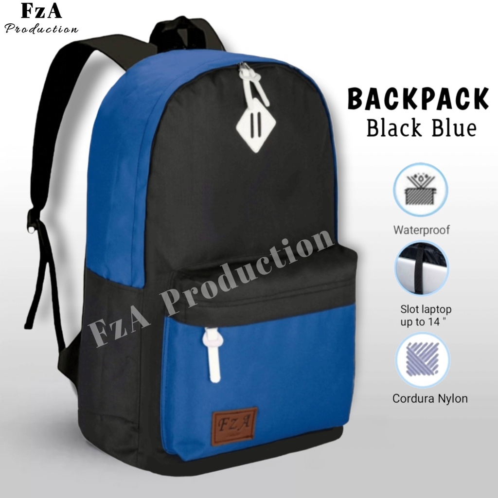 FzA Official - Tas Ransel Gendong Laptop Distro Sekolah Kuliah Pria Wanita Backpack Murah Original Tas Punggung Laptop -BBRC