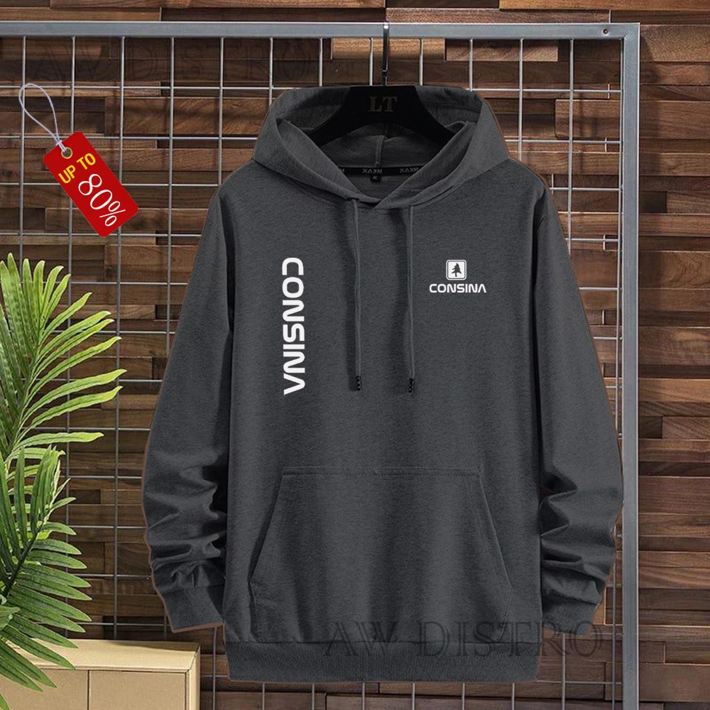 COD Promo Termurah Sweater Hoodie Modern CSN Kirka Text Putih Premium Quality