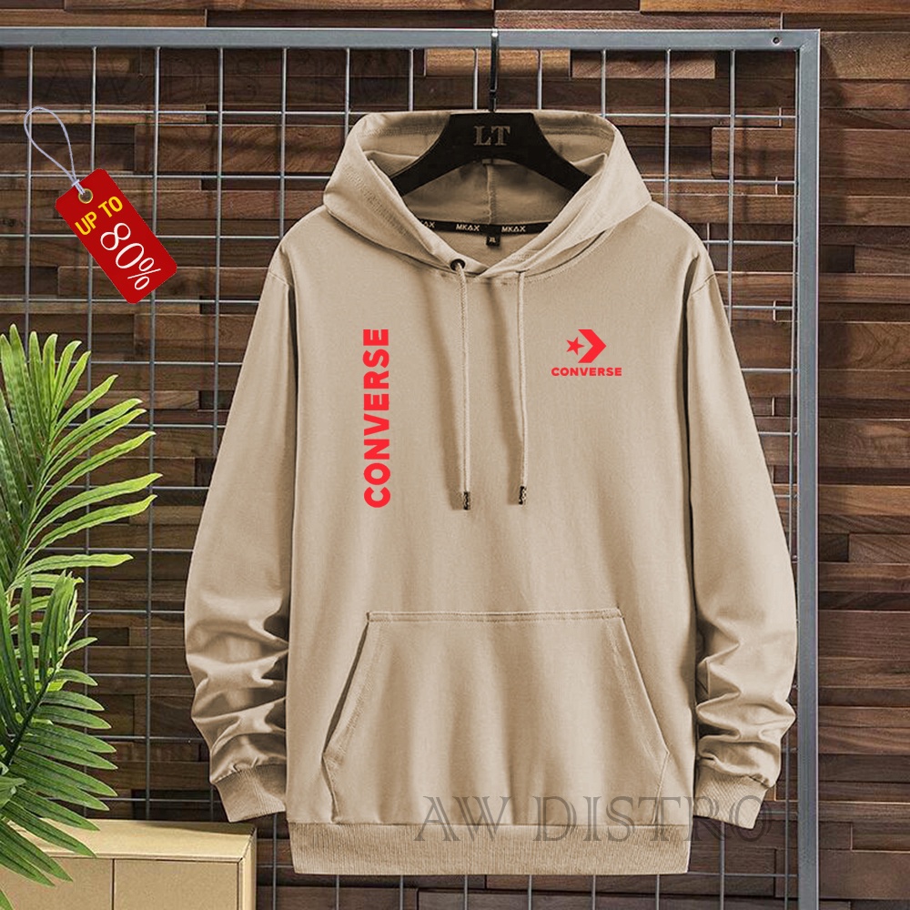 COD Promo Termurah Sweater Hoodie Modern CVS Kirka Text Merah Premium Quality