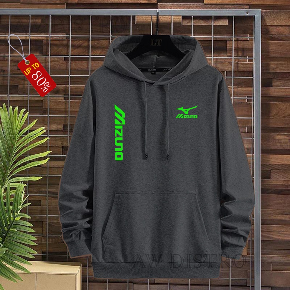 COD Promo Termurah Sweater Hoodie Modern MZN KIRKA Text Neon Premium Quality