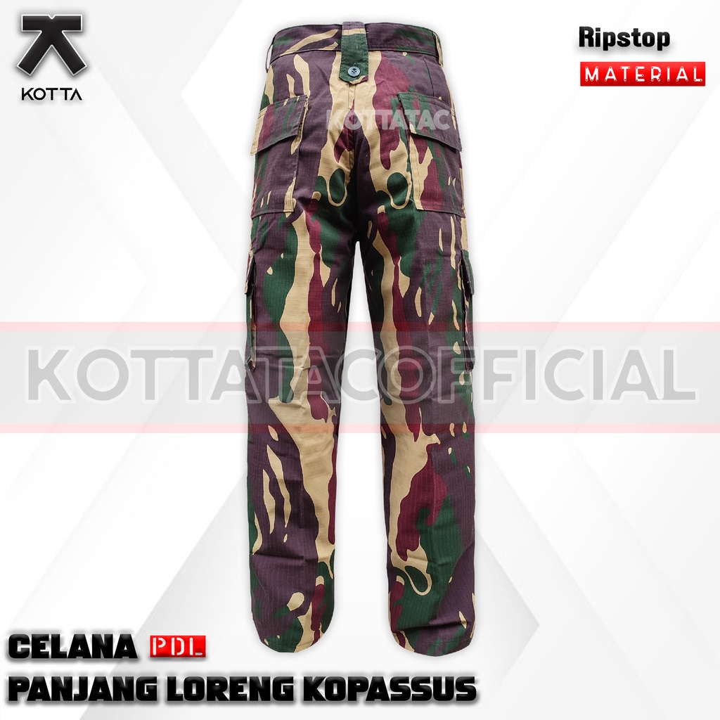 CELANA PDL CARGO PANJANG LORENG TNI KOPASSUS KOPASUS ARMY