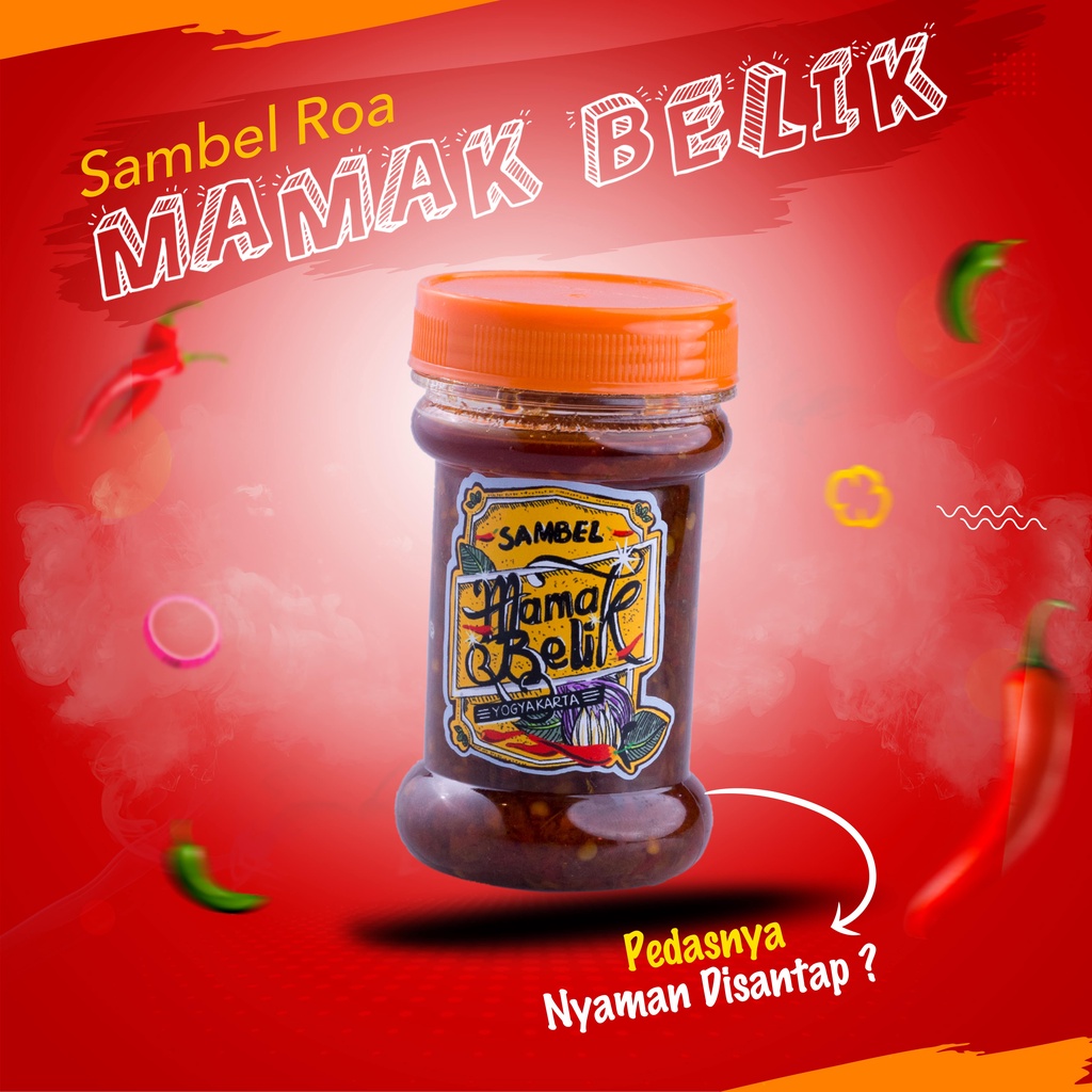 

Sambal Mamak Belik Sambal Roa 125 gram I Sambal Siap Saji