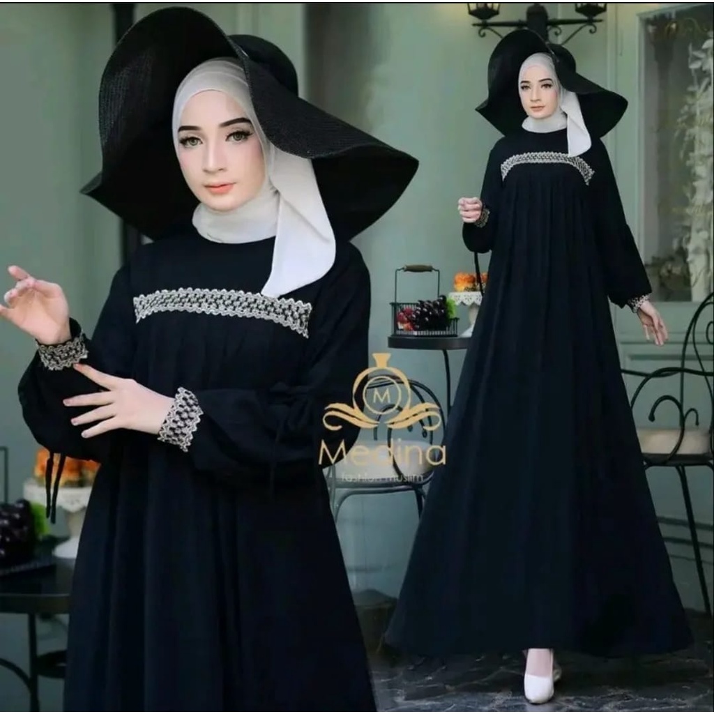 Gamis Medina Longdress Arab Murah Daster Panjang Viral