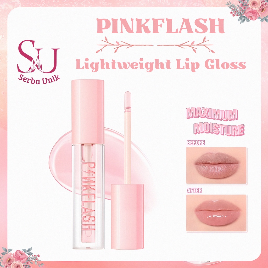 Pinkflash More&amp;More Moisture Lightweight Lip Gloss / Care Plus Lip Oil