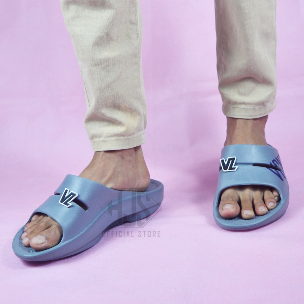 PROMO..!!!Sandal Slop Pria Sandal Slide Pria Extralight Phylon Anti Slip Sandal VINCENZ8 Slip On Terbaru Sandal Slop[ Pria Terbaru Sandal Slop Cowok