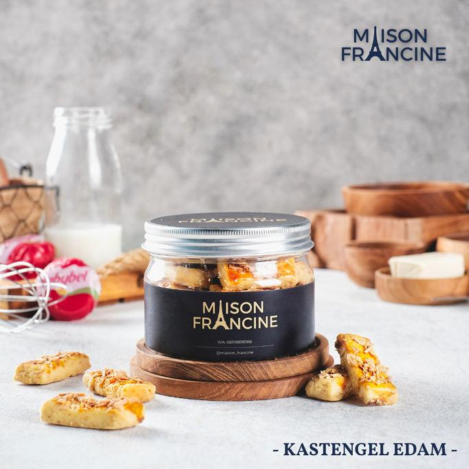 

KASTENGEL kue keju edam Wijsman - MAISON FRANCINE cookies premium