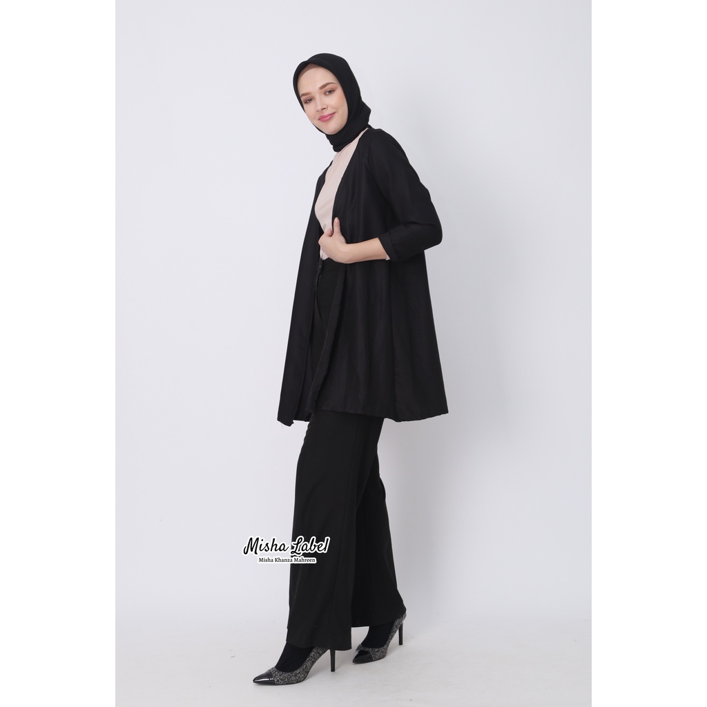 CARDIGAN OUTER WANITA BASIC POLOS PREMIUM By MISHA LABEL / Cardigan / Outer / Basic Polos / Bahan Shakila / Fora Outer