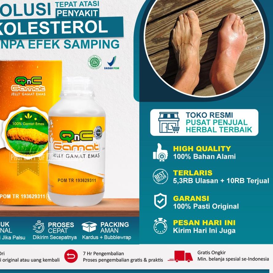 

Sale⚡️-Obat Kolesterol dan Asam Urat Darah Tinggi Rematik QnC Jelly Gamat Ekstrak Teripang Emas Sudah BPOM dan Halal MUI