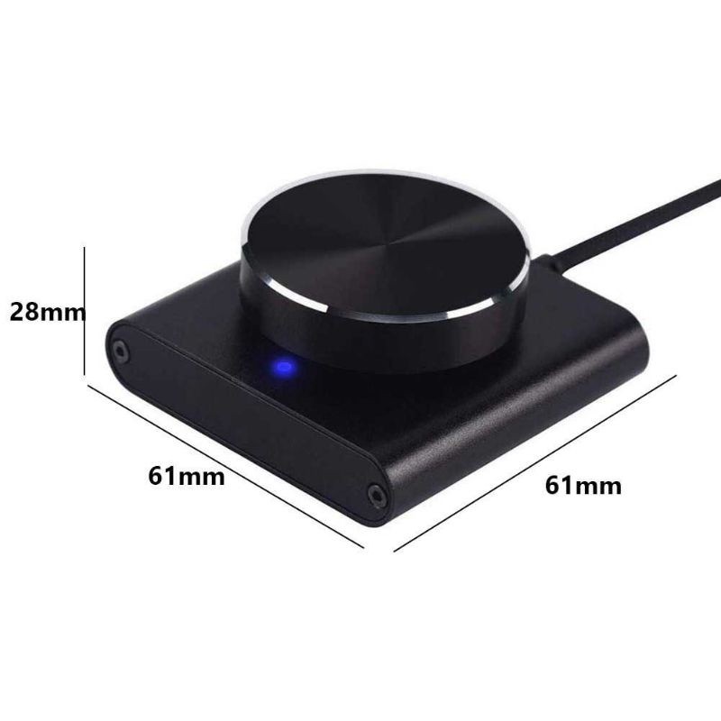 ALLOYSEED Pengatur Suara Komputer Volume Controller Speaker USB Plug - ALY61