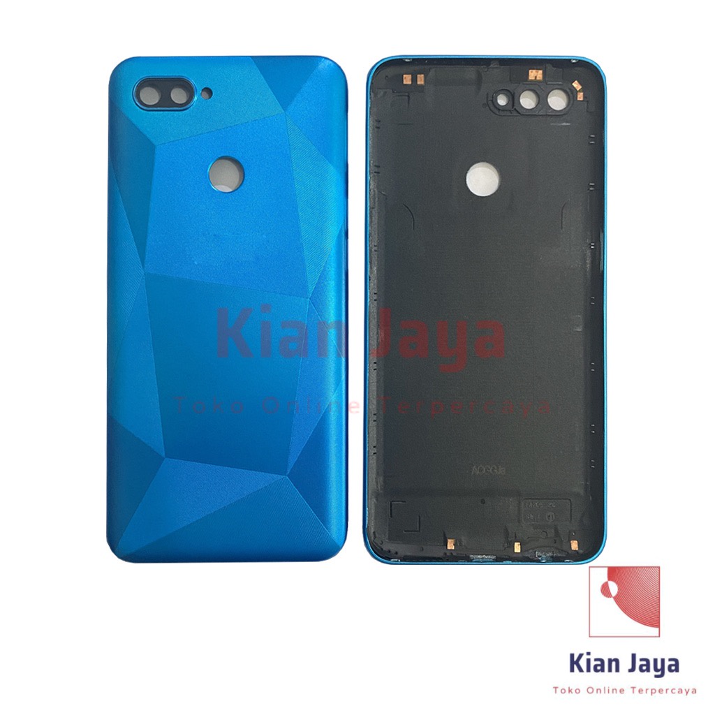 Backdoor Oppoo A12 Back Cover Tutup Belakang Baterai Cassing Casing Backcase Original