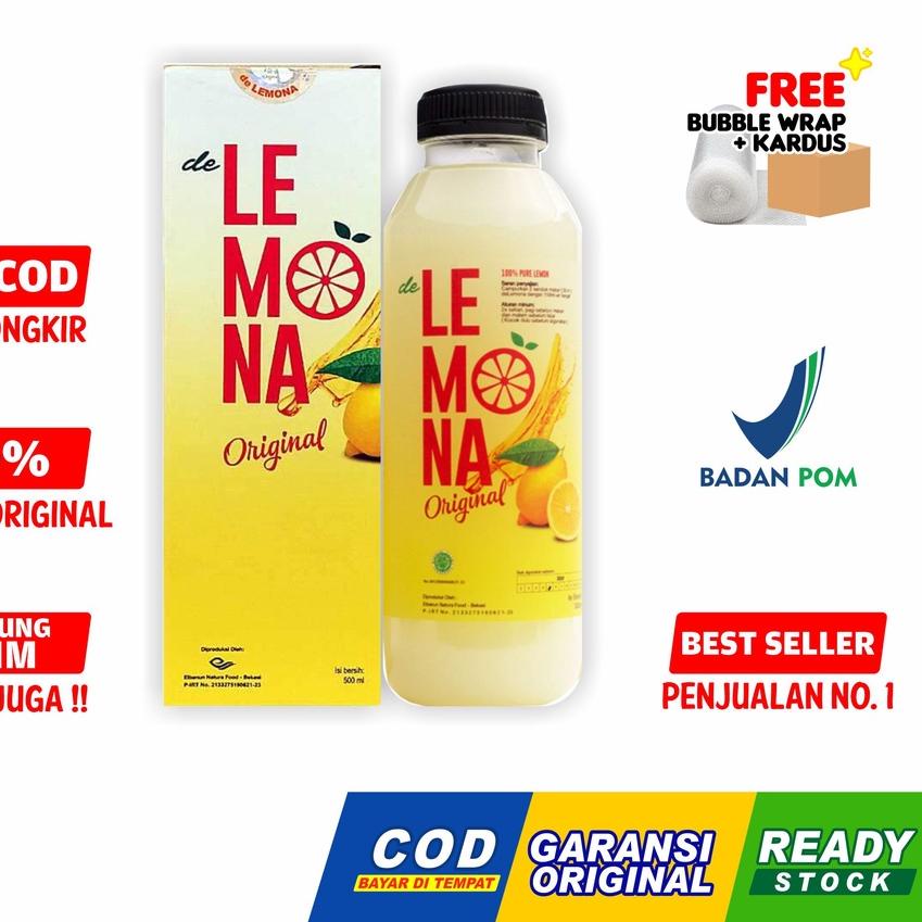 

Terbaru⭐-Lemona [FREE BUBBLE] Sari Lemon 100% Asli Pelangsing Original Detox Alami Aman