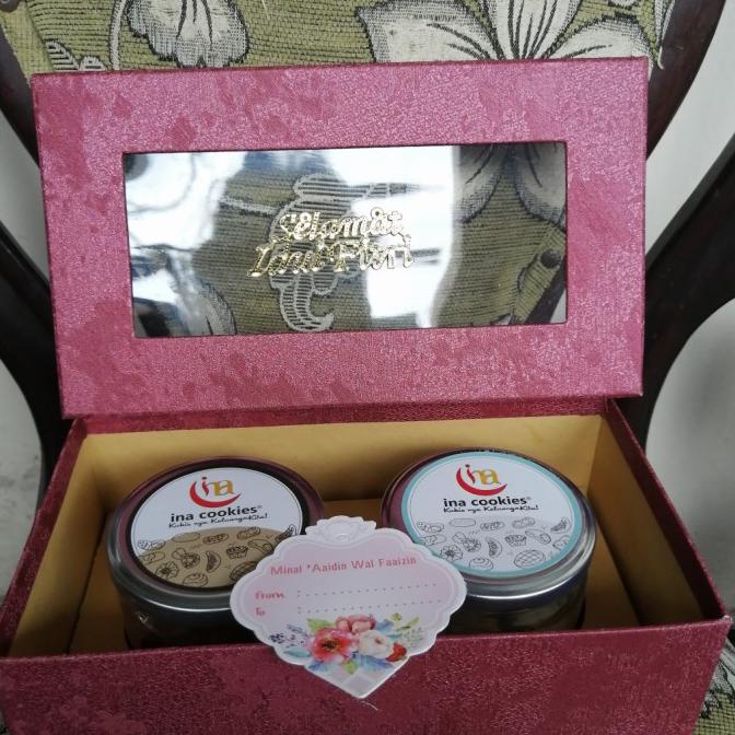 

hampers jar isi 2 kemasan box mika