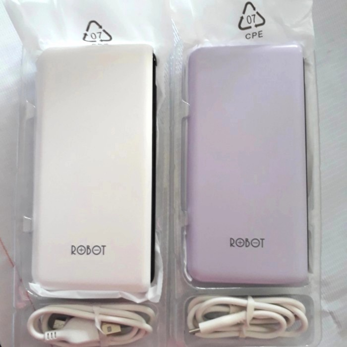 POWERBANK ROBOT 10000MAH RT 180 ORIGINAL HIJAU