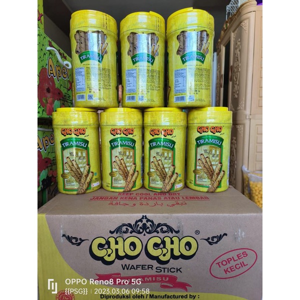 

cho cho stick tiramisu toples