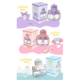 SANRIO WATERBOTTLES DUAL CAPS botol air anak dua fungsi 850ml DM2181