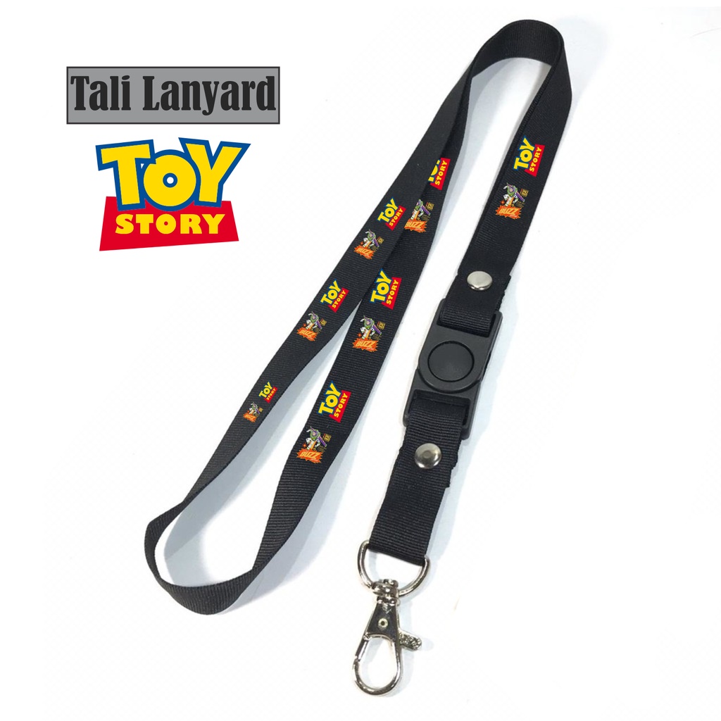 

GANTUNGAN KUNCI TOY STORY / BUZZ LIGHTYEAR TALI LANYARD GANTUNGAN LEHER ID CARD NAME TAG HP / HANDPHONE