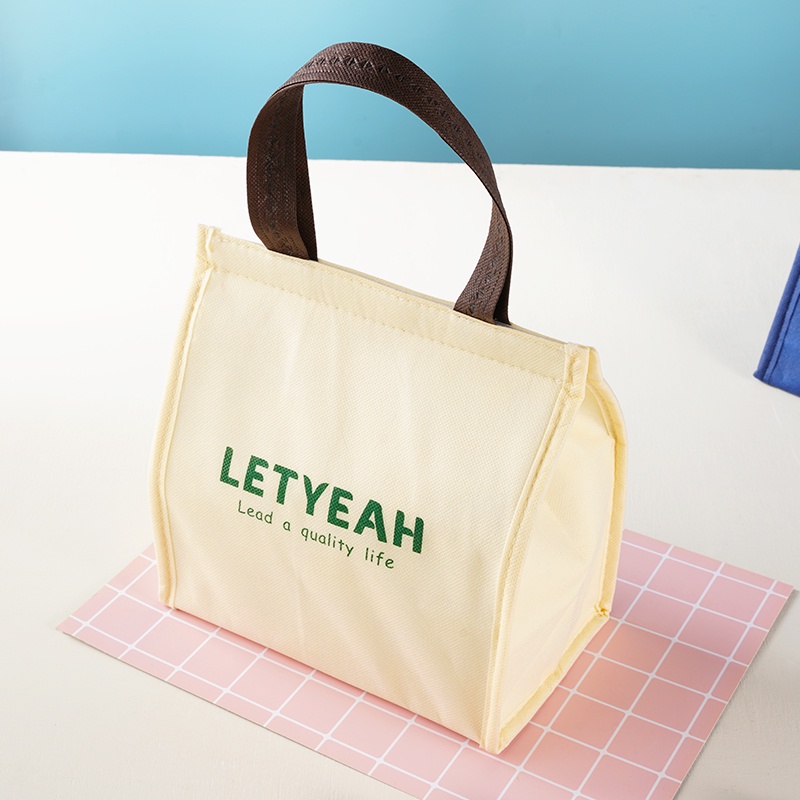 Letyeah &amp; Kaizenliving Tas Bekal Travel Sekolah Anak Lunch Bag Tas Bekal Jumbo Dewasa Tas Isolasi Makanan Anti Air