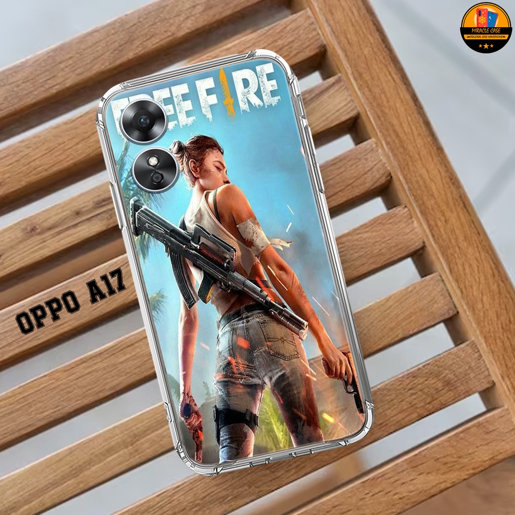 Case OPPO A17 - Casing OPPO A17 Terbaru 2023 MIRACLE CASE [ FF ] Silikon OPPO A17 -  Case Hp - Cassi