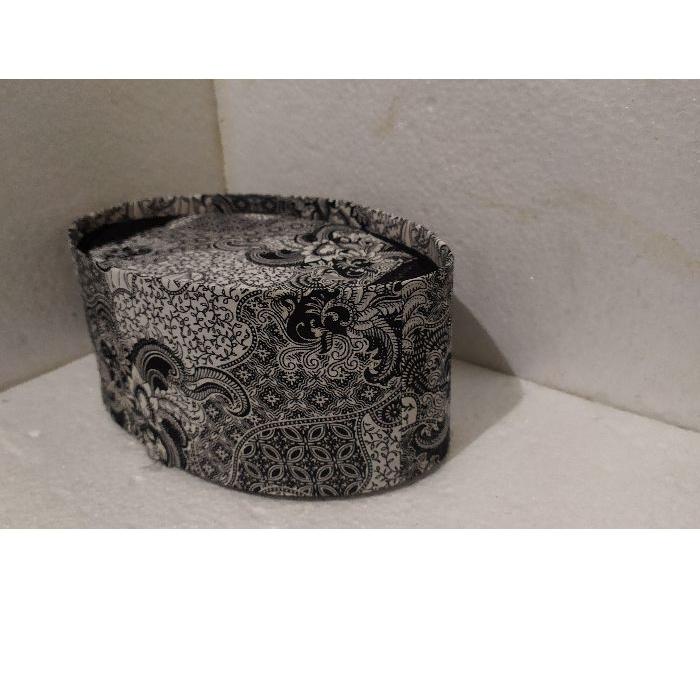 Ramadhan Sale✔️✔️-SONGKOK batik warna silver kain halus katun jahit rapi