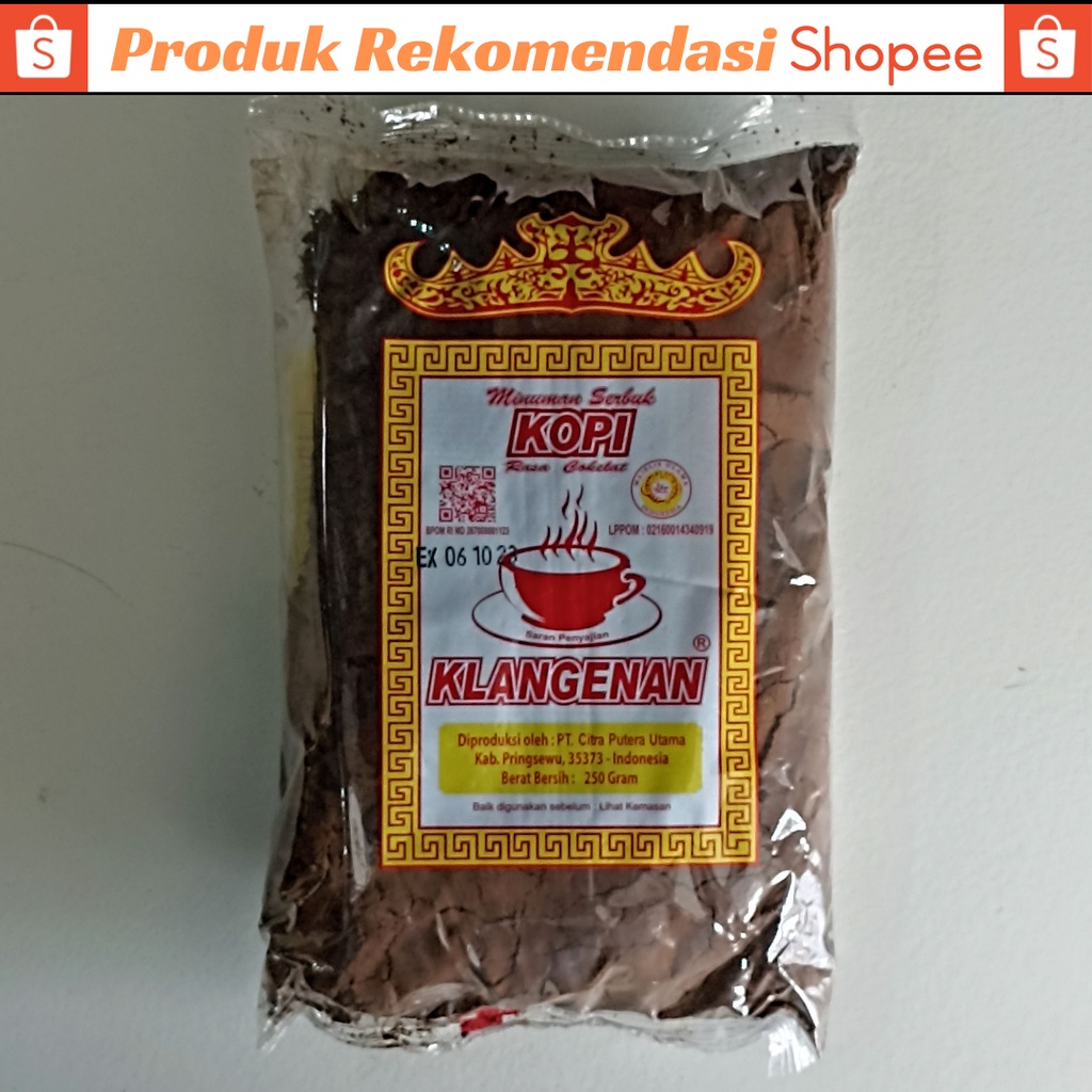 Kopi Bubuk Lampung Klangenan 250 gr Asli Pringsewu Murah - Kopi Lampung Asli / Kopi Robusta Lampung