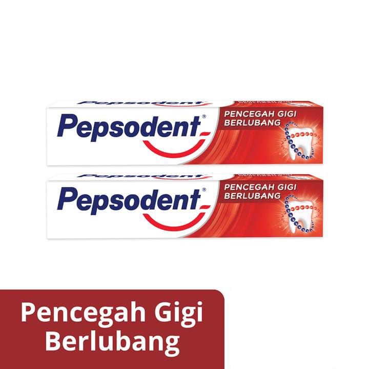 Pepsodent Pencegah Gigi Berlubang Pasta Gigi 190 gram / Pasta Gigi Pepsodent Arjuna Unilever