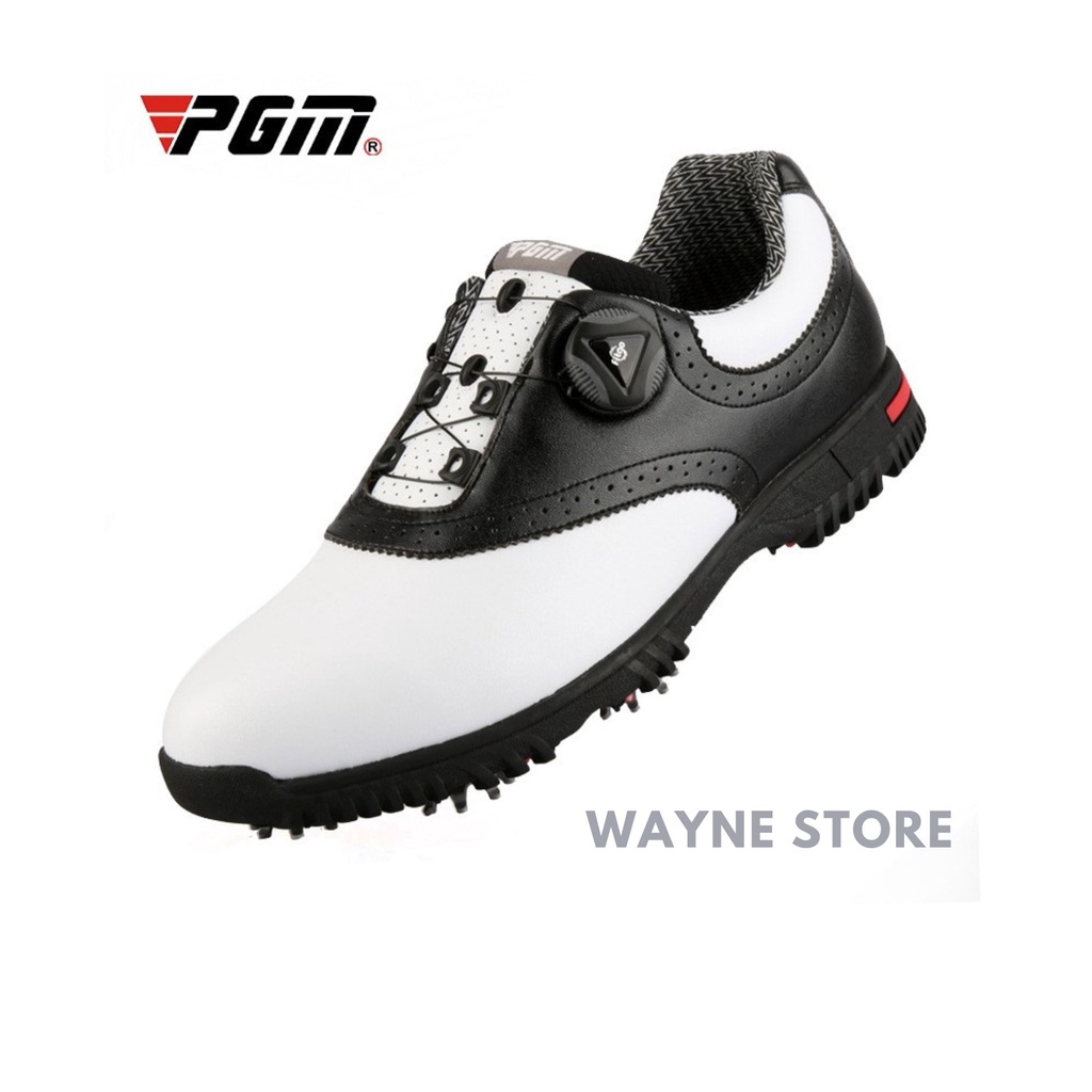 Sepatu Golf Shoes Spikes Waterproof Fitgo Tech PGM Golf Original
