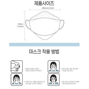 [Ready stock] Cheong Jeong KF94 Mask made in Korea 10pcs white