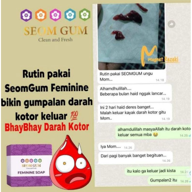 Soap seogum feminine dan glowing kuning original