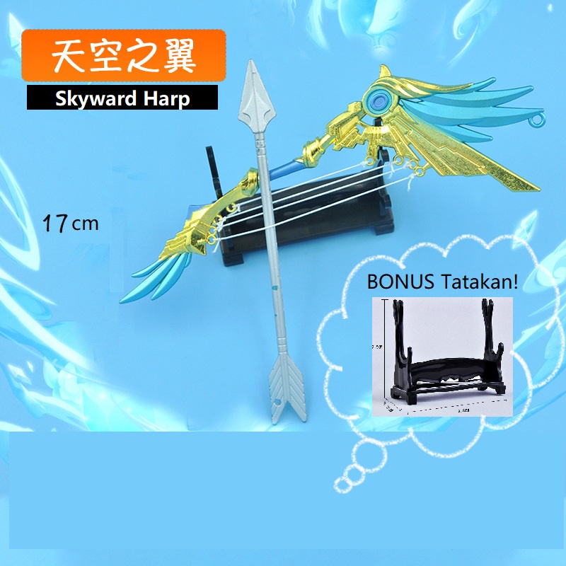 Senjata  Vanti Childe Skyward Harp 17cm BONUS Tatakan