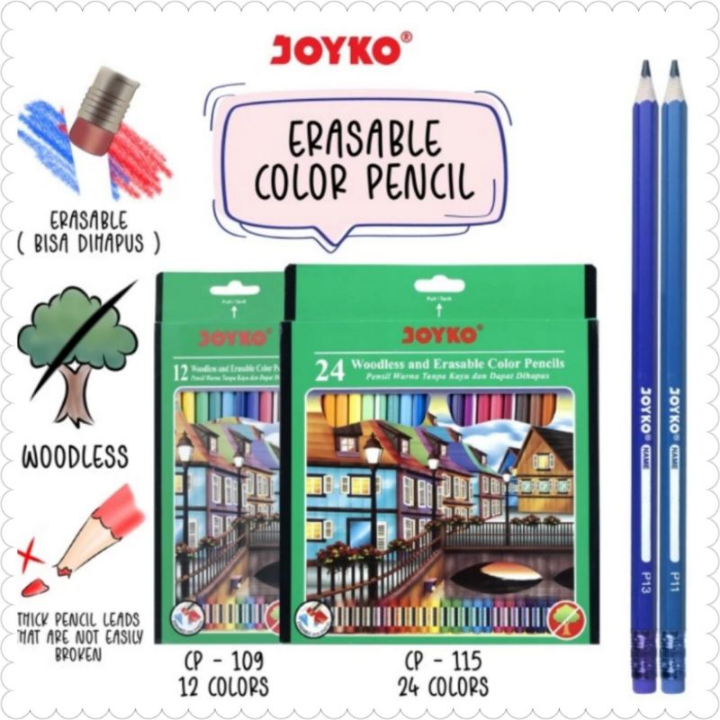 

Pensil warna 12 warna, 24 warna bisa hapus / Pensil warna 12 warna, 24 warna panjang tanpa kayu bisa hapus