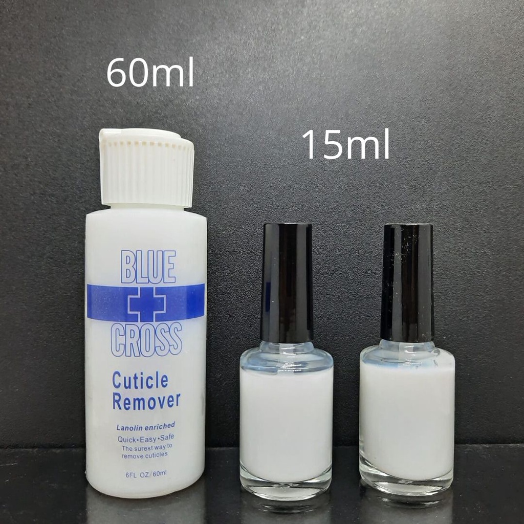 Cairan Pembersih Kutikula Cuticle Remover Blue Cross 60ML, 30ML, 15ML  (NT-18A)