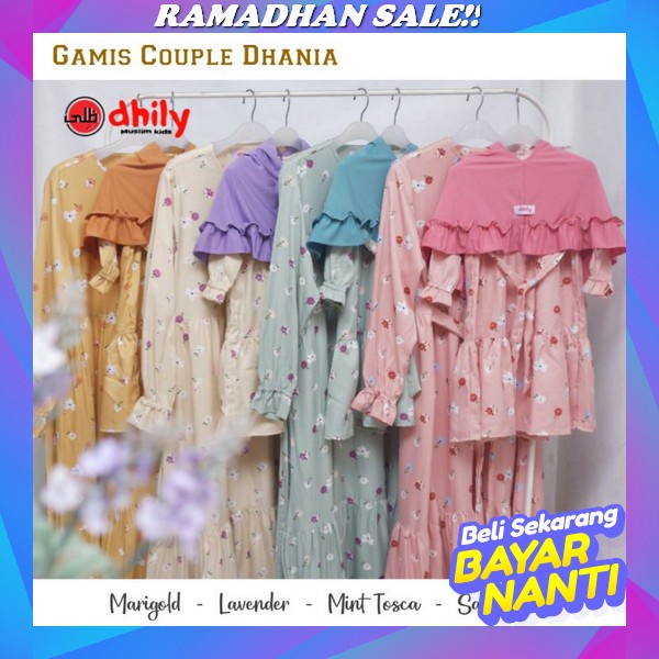 Gamis Couple Ibu Dan Anak Elma Lovallea Gamis Couple Ibu Anak Terbaru 2023 Gamis Lebaran Kekinian Ba