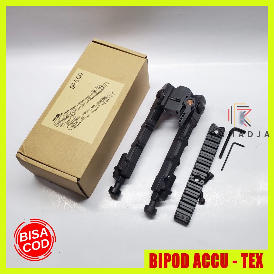 BIPOD ACCU TAC BIPOD ACUTEK BIPOD ACCUTAC ACCU TEK BIPOD ACUTEK HITAM