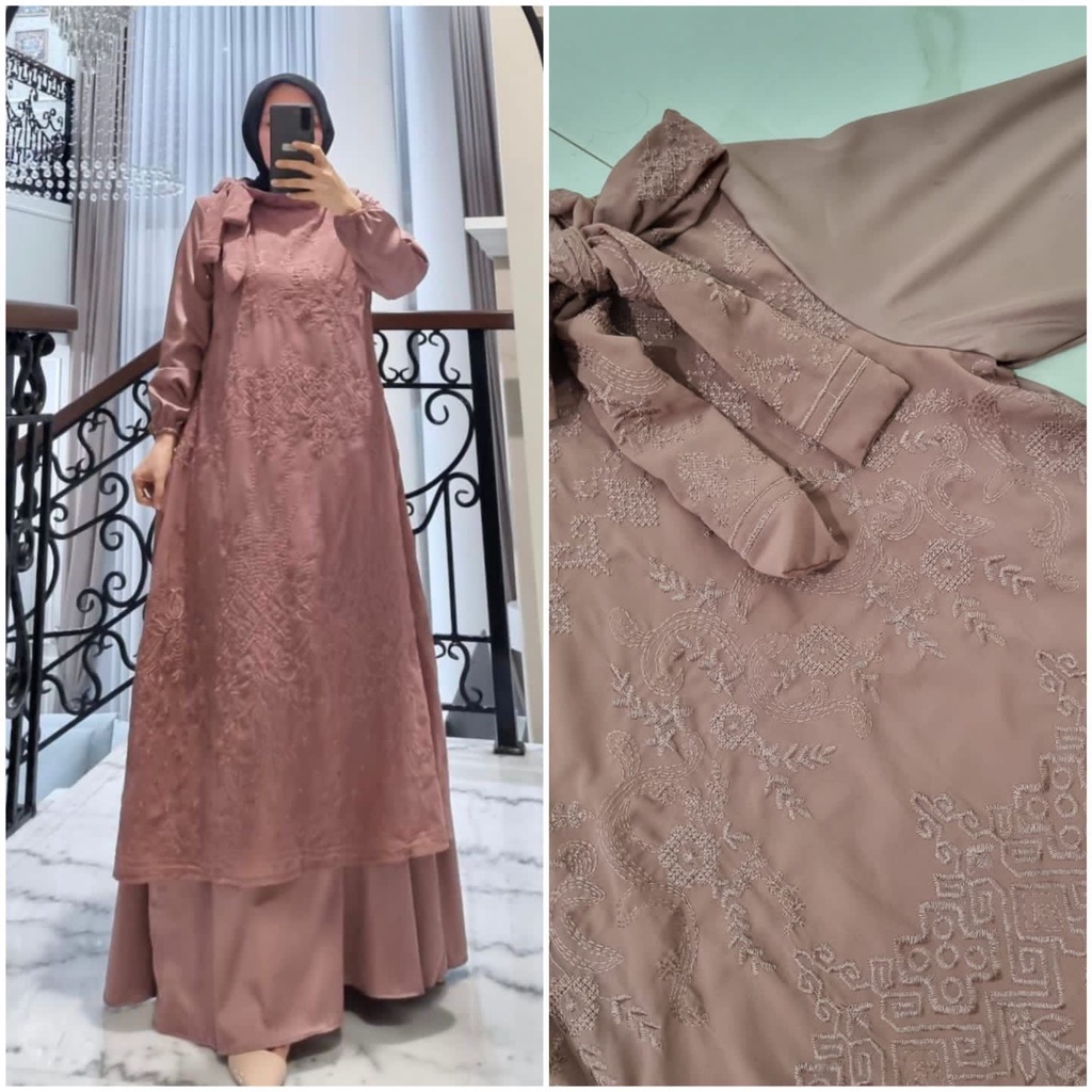 Gamis Armani Silk Mix Ceruty by EDNES KAYLA