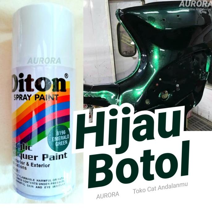 =+=+=+] Pilox Diton Hijau Botol Ijo Gelap Metalik Emerald Green Metallic 300